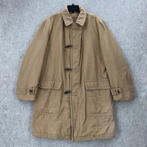 McGregor Vintage Tan Quilted Lined Toggle Duffle Coat Mens 40 USA Barn Chore